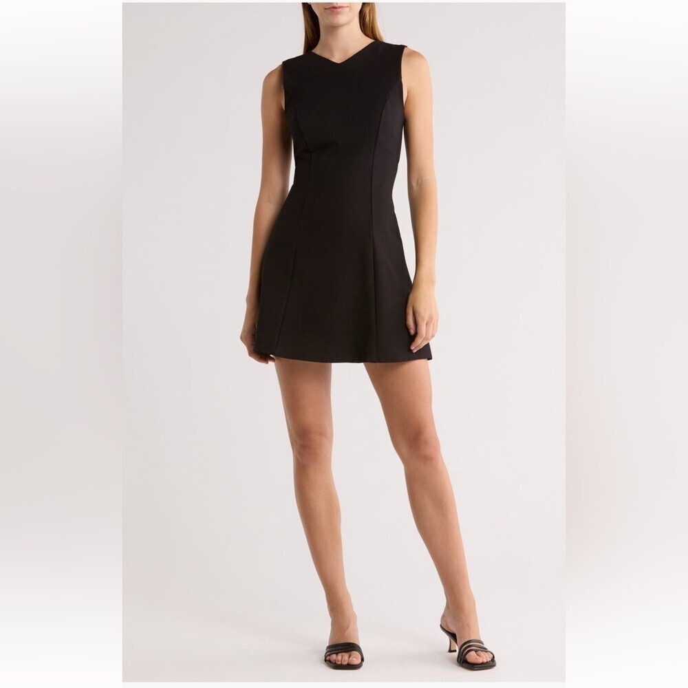 Reformation Elegant Black Sleeveless Dress Size Large NWTs $250